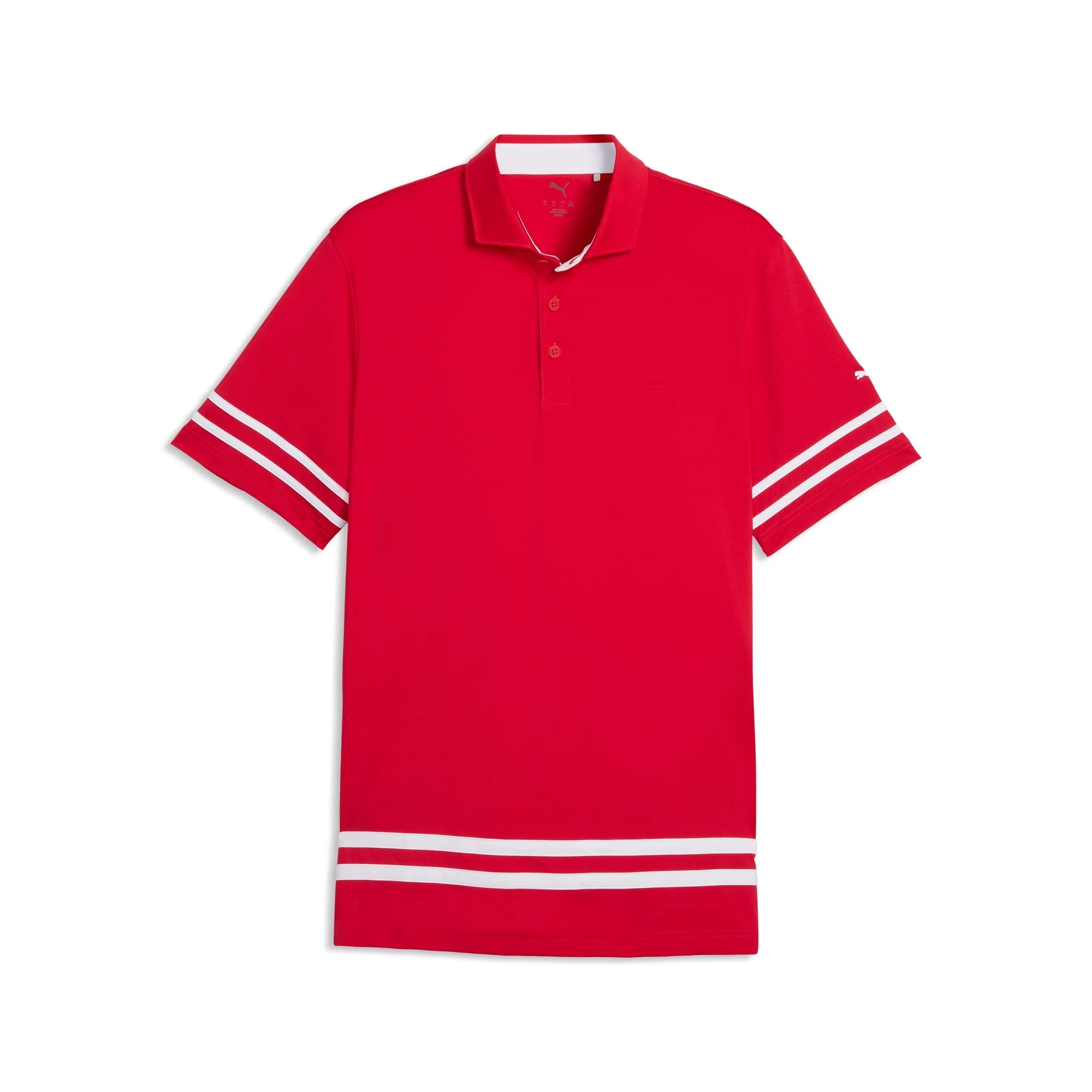 Puma MATTR Maple Leaf Jersey Golf Polo - Red
