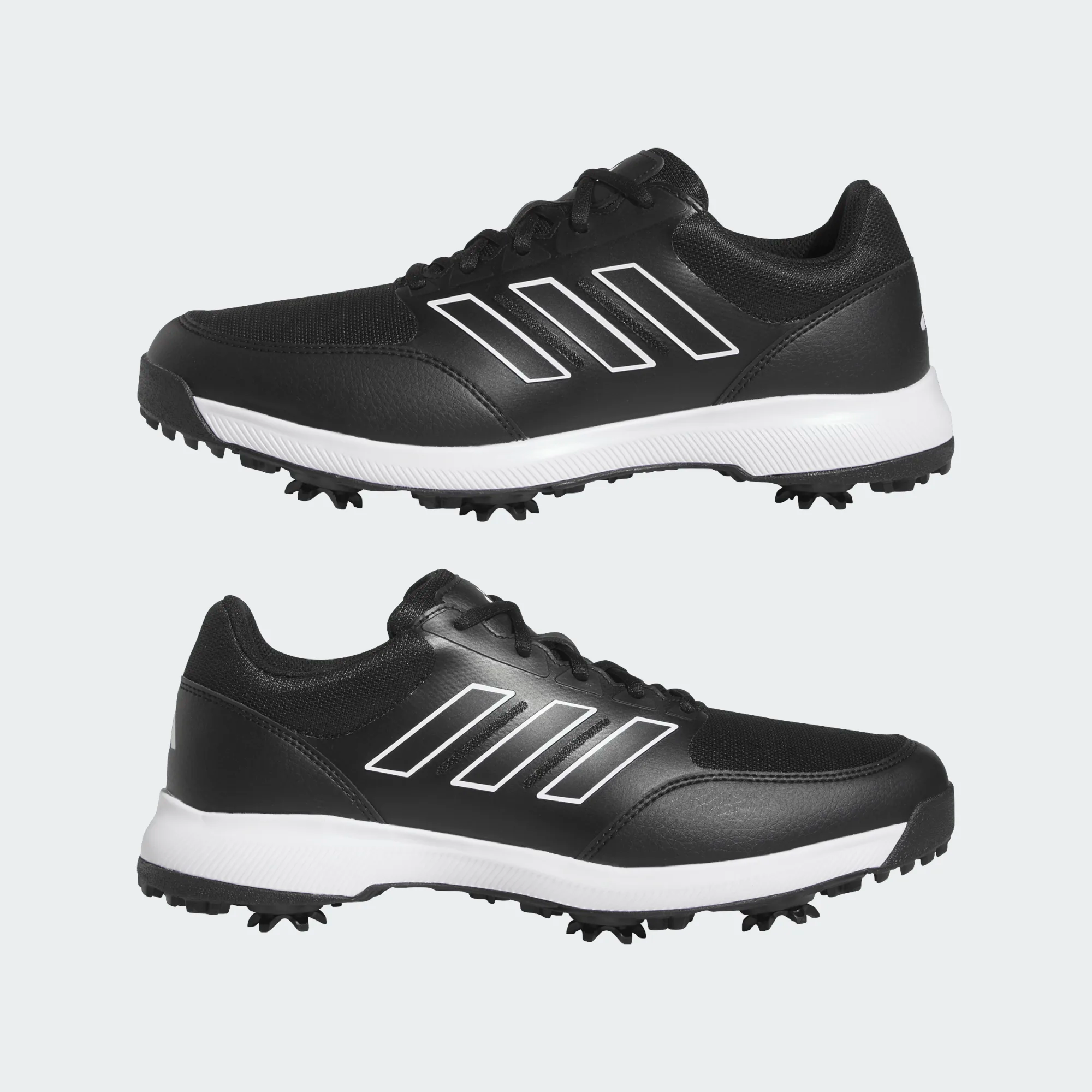 Adidas Tech Response 3.0 Wide Golf Shoes - Black/White