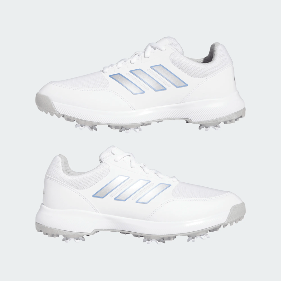 Adidas Ladies Tech Response 3.0 Golf Shoes - White/Blue