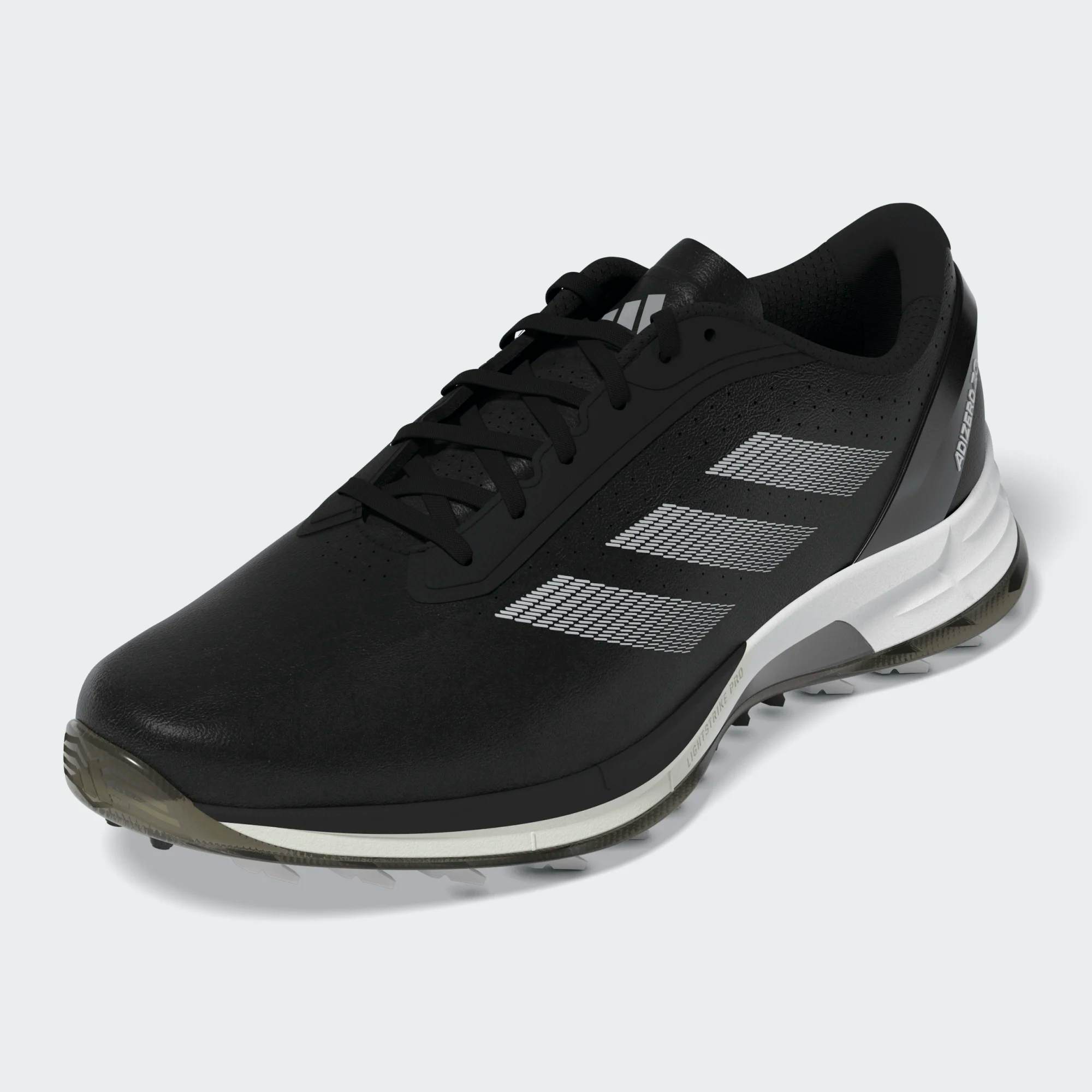 Adidas Adizero ZG Spikeless Golf Shoes - Black/Silver