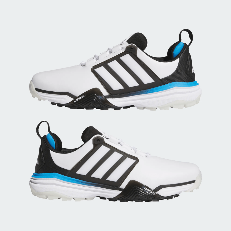 Adidas Adipower 26 Spikeless Golf Shoes - White/Black/Blue