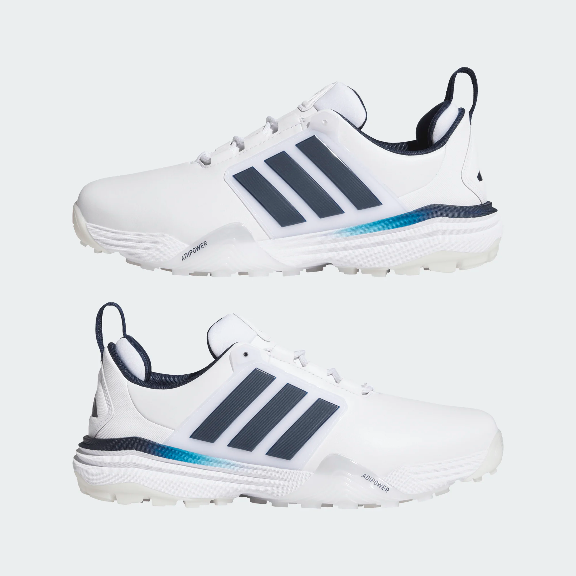 Adidas Adipower 26 Spikeless Golf Shoes - White/Navy