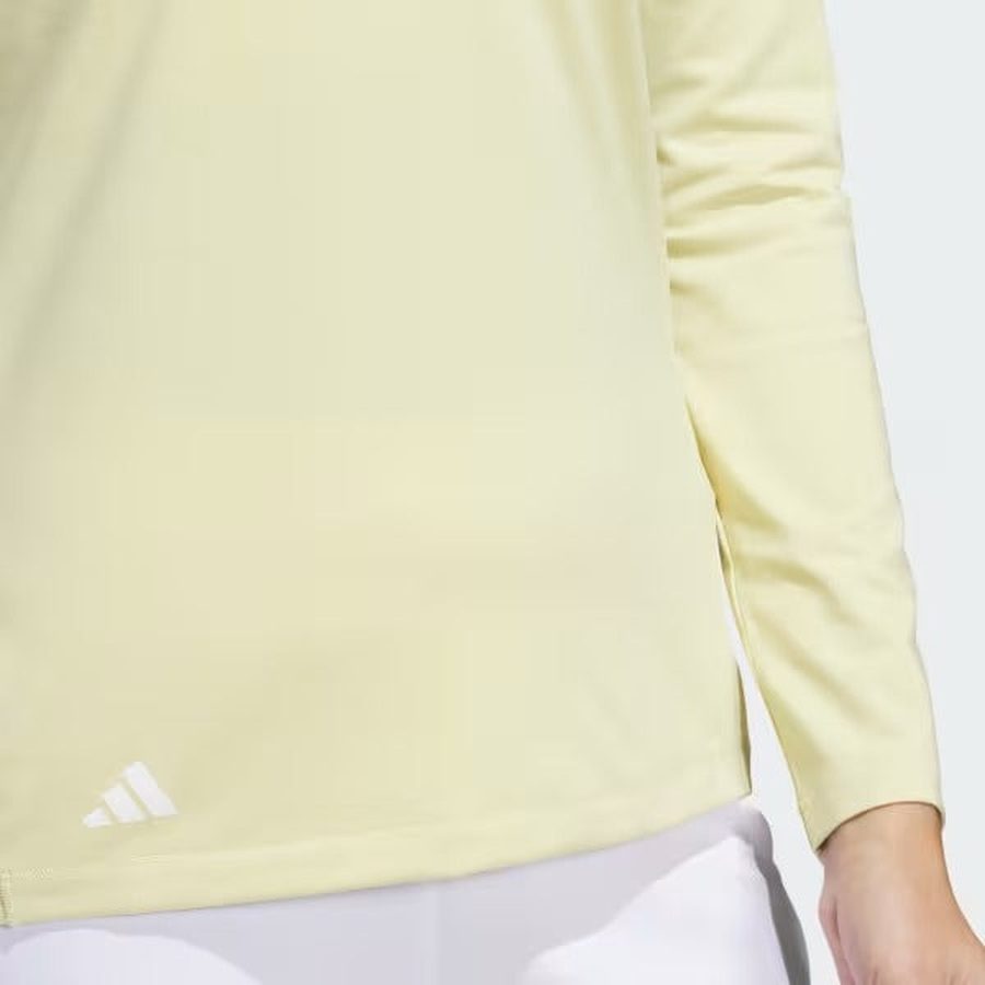 Adidas Ladies Performance Golf Hoodie - Yellow