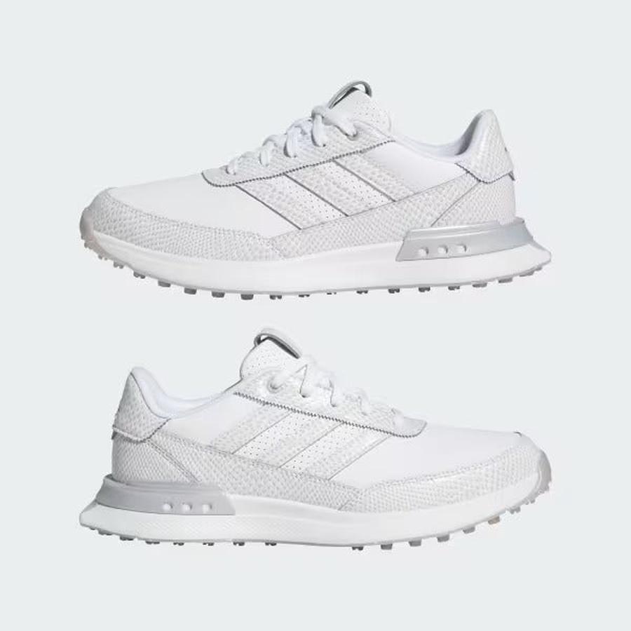 Adidas S2G 25 Ladies Leather Spikeless Golf Shoes - White