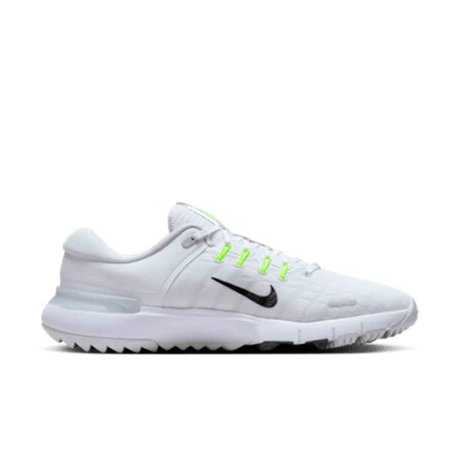 Nike Free Golf NN Spikeless Golf Shoes - White/Black