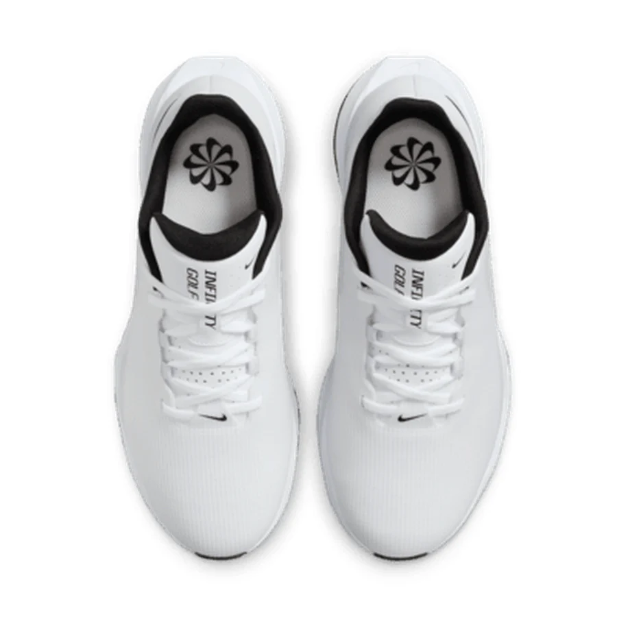 Nike Infinity G NN Spikeless Golf Shoes - White/Black