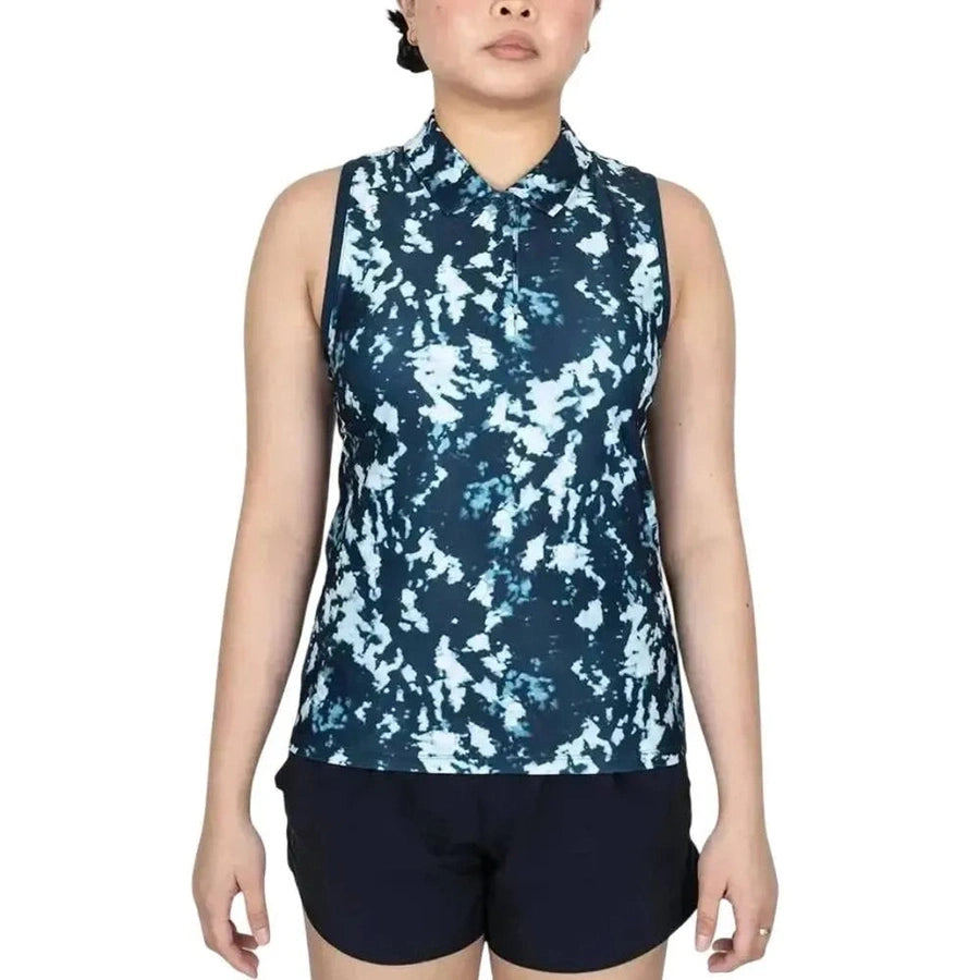 Nike Victory Ladies Dri-FIT Sleeveless Printed Golf Polo