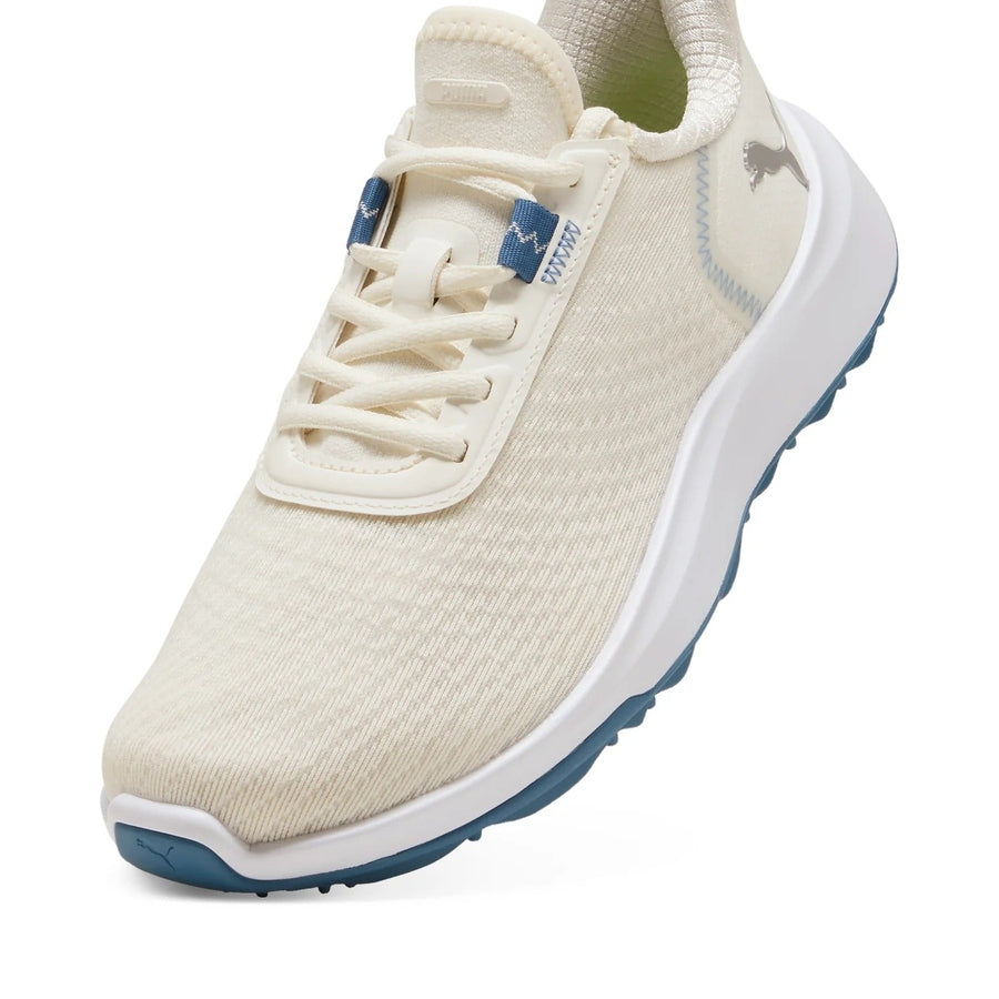 Puma Ladies Fusion Crush Sport Spikeless Golf Shoes - White/Blue