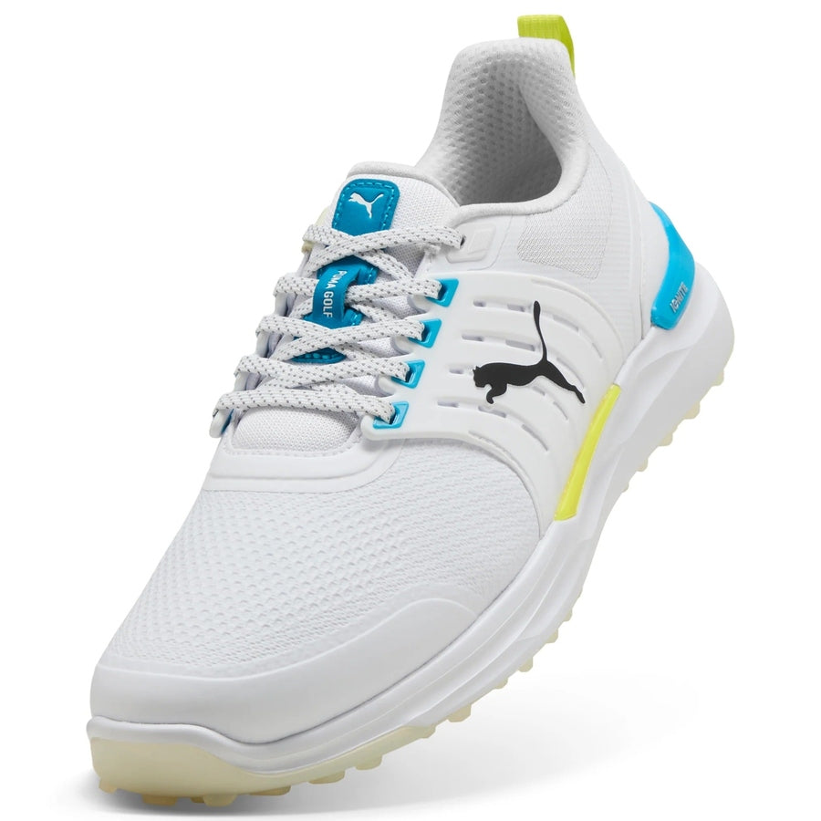 Puma Ignite Elevate 2 Spikeless Golf Shoes - White/Blue