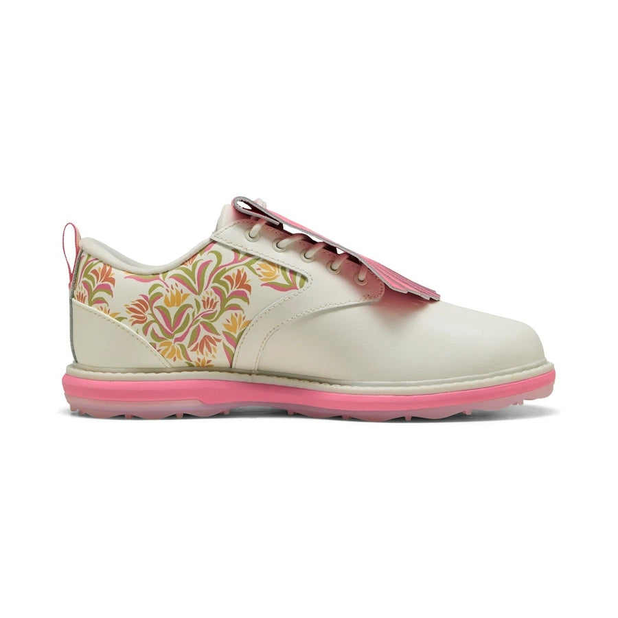 Puma Ladies Avant x Dani Dazey Spikeless Golf Shoes - White/Pink