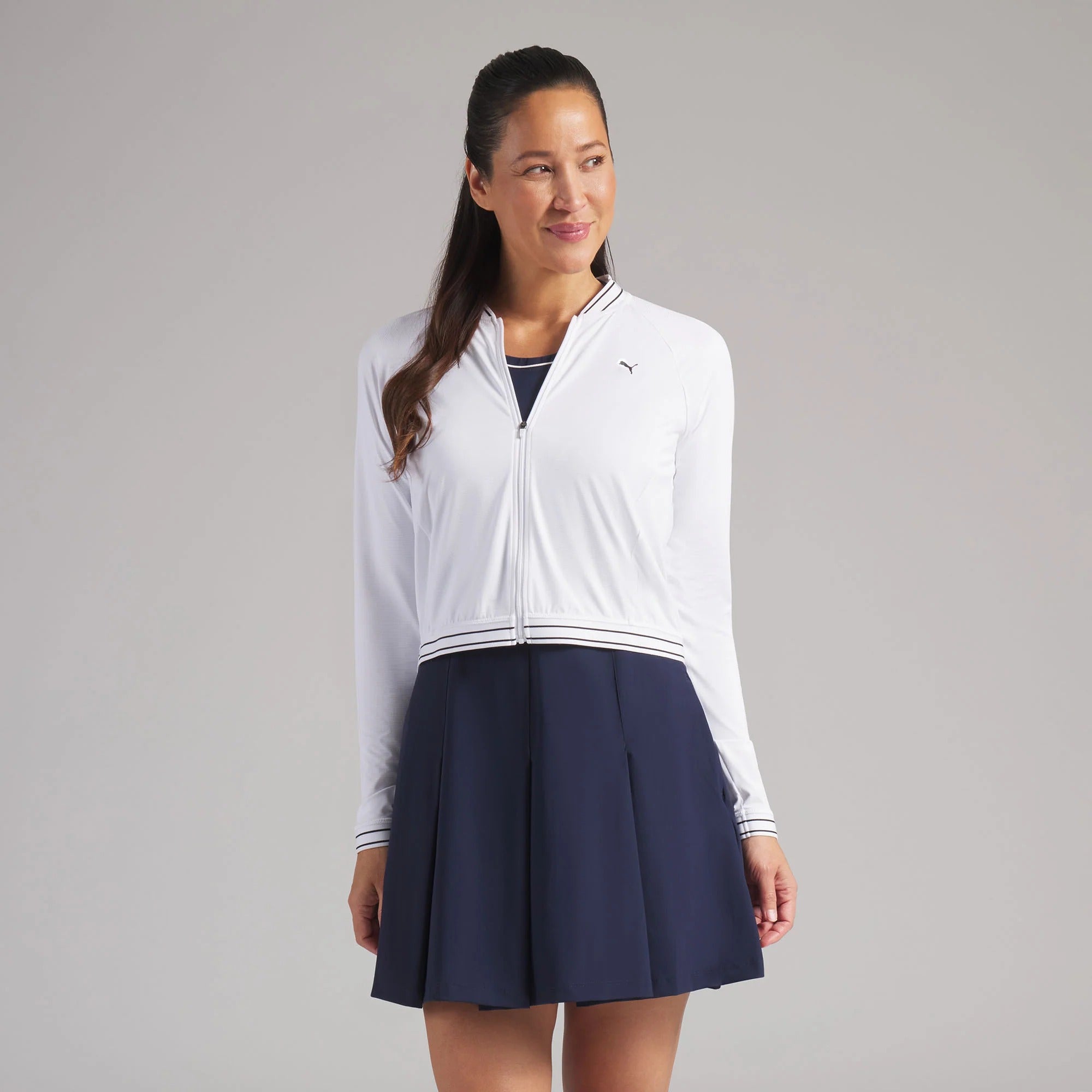 Puma Ladies UV Sport Golf Jacket - White