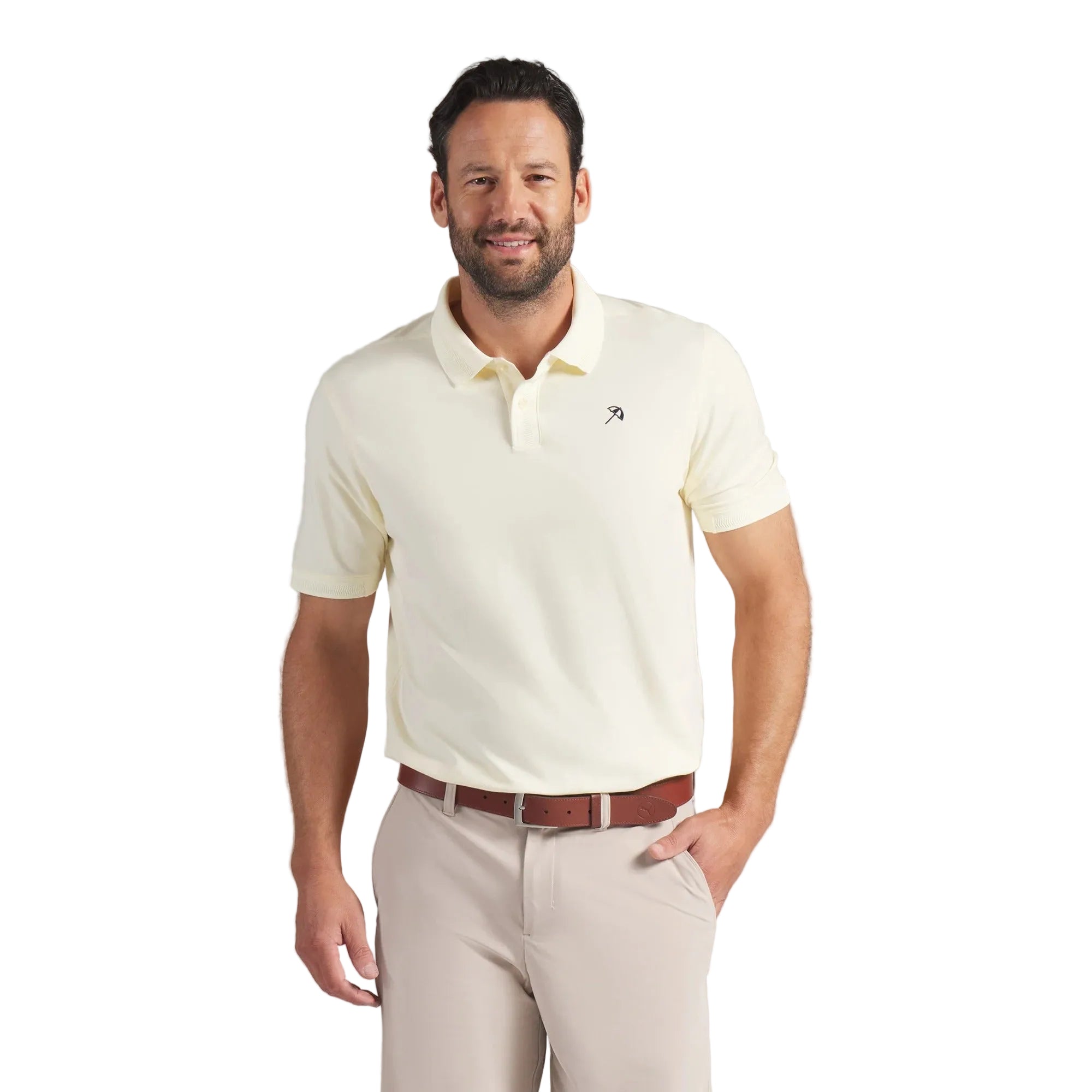 Puma x AP Modalon Golf Polo - Yellow