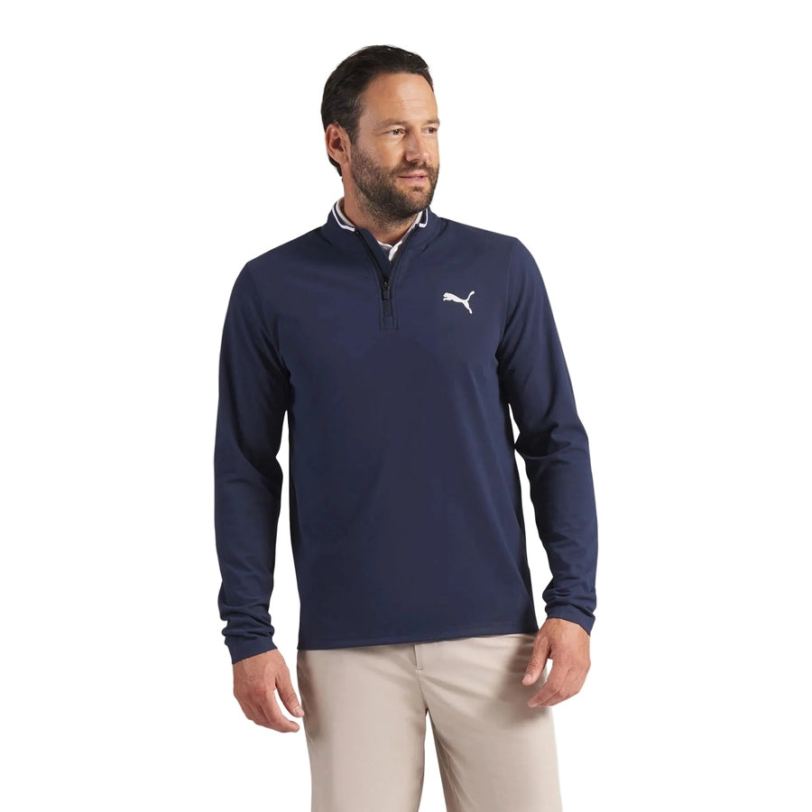 Puma CLOUDSPUN Tech 1/4 Zip Tour - Deep Navy