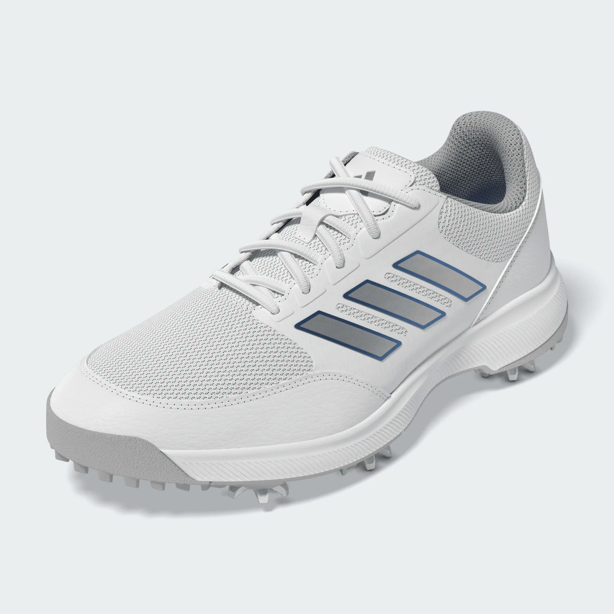 Adidas Ladies Tech Response 3.0 Golf Shoes - White/Blue