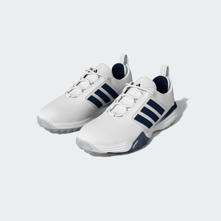Adidas Ladies Adipower 26 Spikeless Golf Shoes - White/Navy