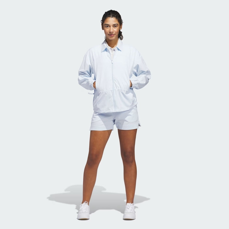 Adidas Ladies Ultimate365+ Grid Full-Zip Golf Jacket - Blue