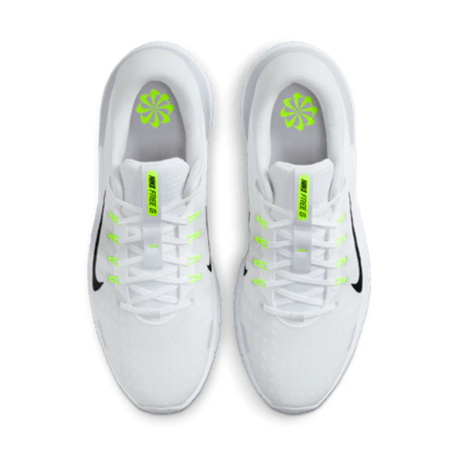 Nike Free Golf NN Spikeless Golf Shoes - White/Black