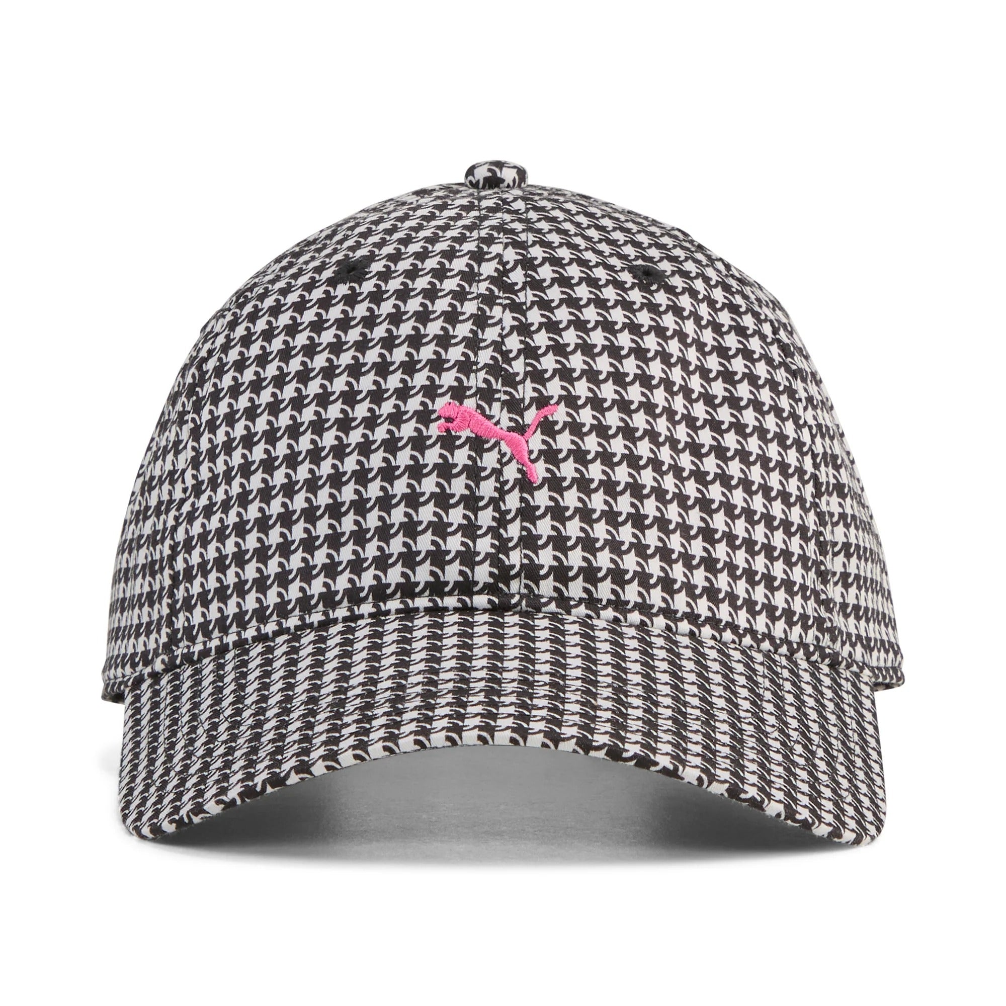 Puma Ladies Herringbone Golf Cap - White/Black