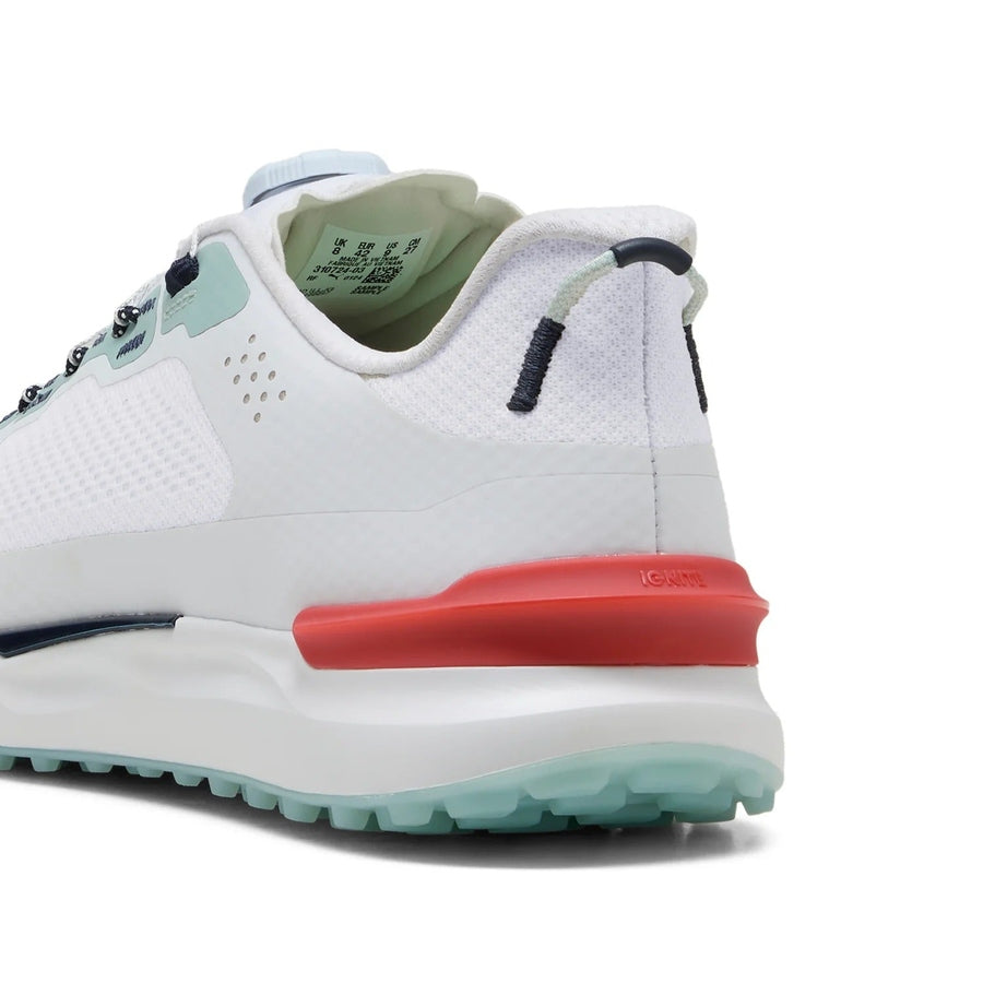 Puma Ignite Elevate 2 Disc Spikeless Golf Shoes - White/Mint