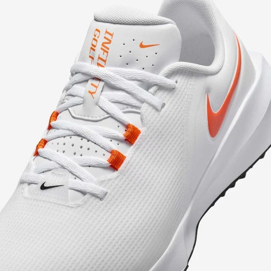 Nike Infinity G NN Golf Shoes - White/Orange