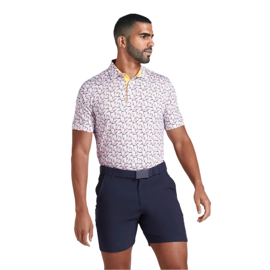 Puma MATTR Paradise Golf Polo - White