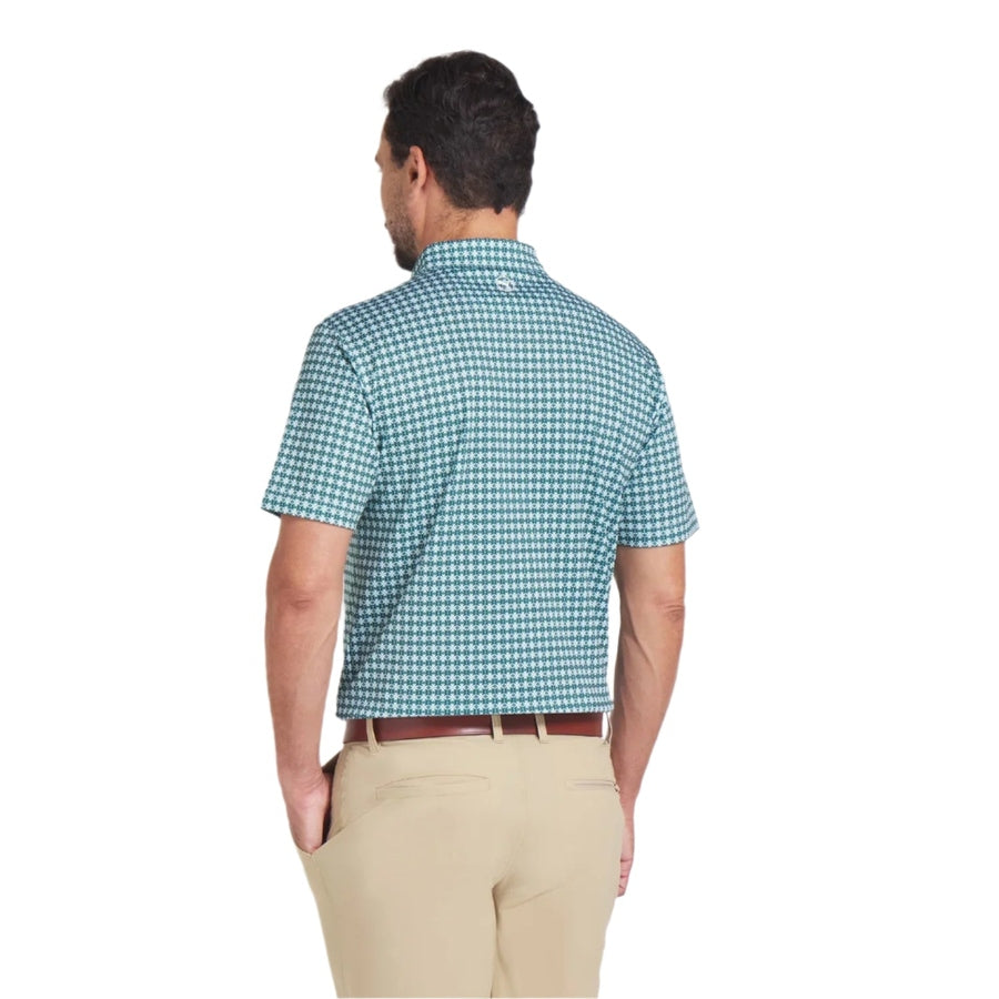Puma Pique Tie Golf Polo - Green