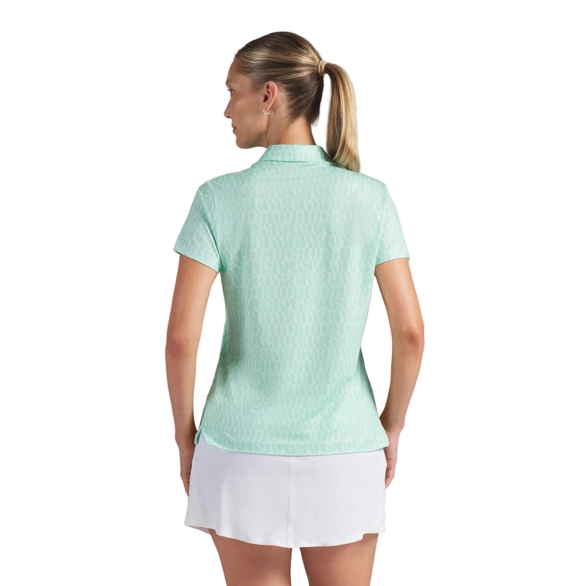 Puma Ladies CLOUDSPUN Wavey Golf Polo - Mint