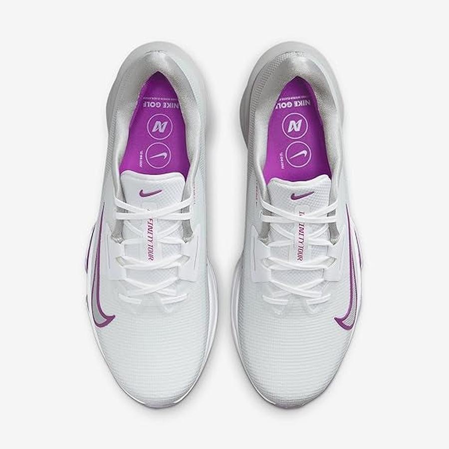 Nike Infinity Tour 2 Golf Shoes - White/Purple