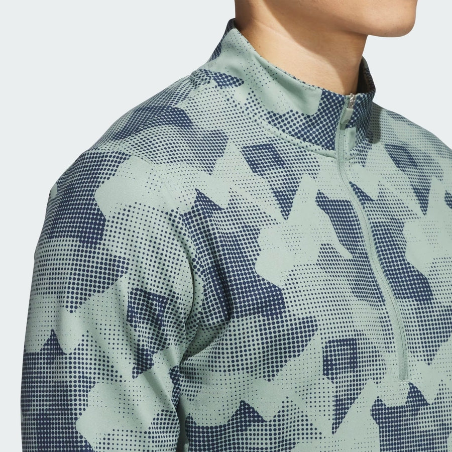 Adidas Go-To Printed Quarter Zip Pullover