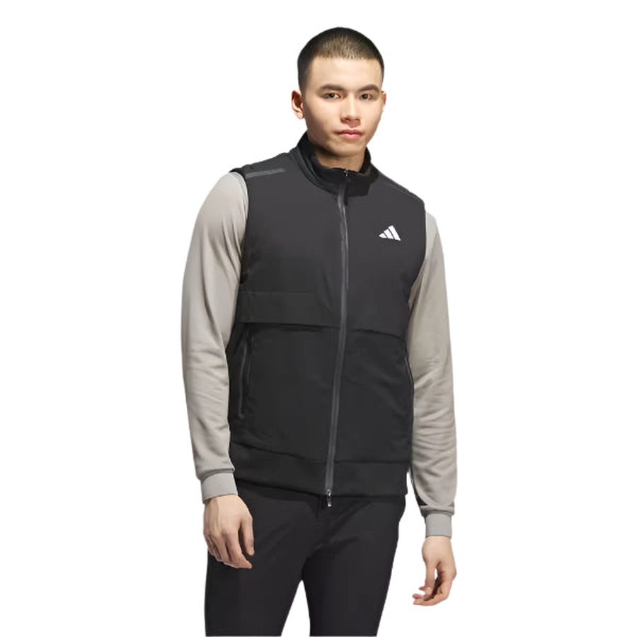 Adidas Ultimate365 Tour Frostguard Full-Zip Vest - Black | Free S