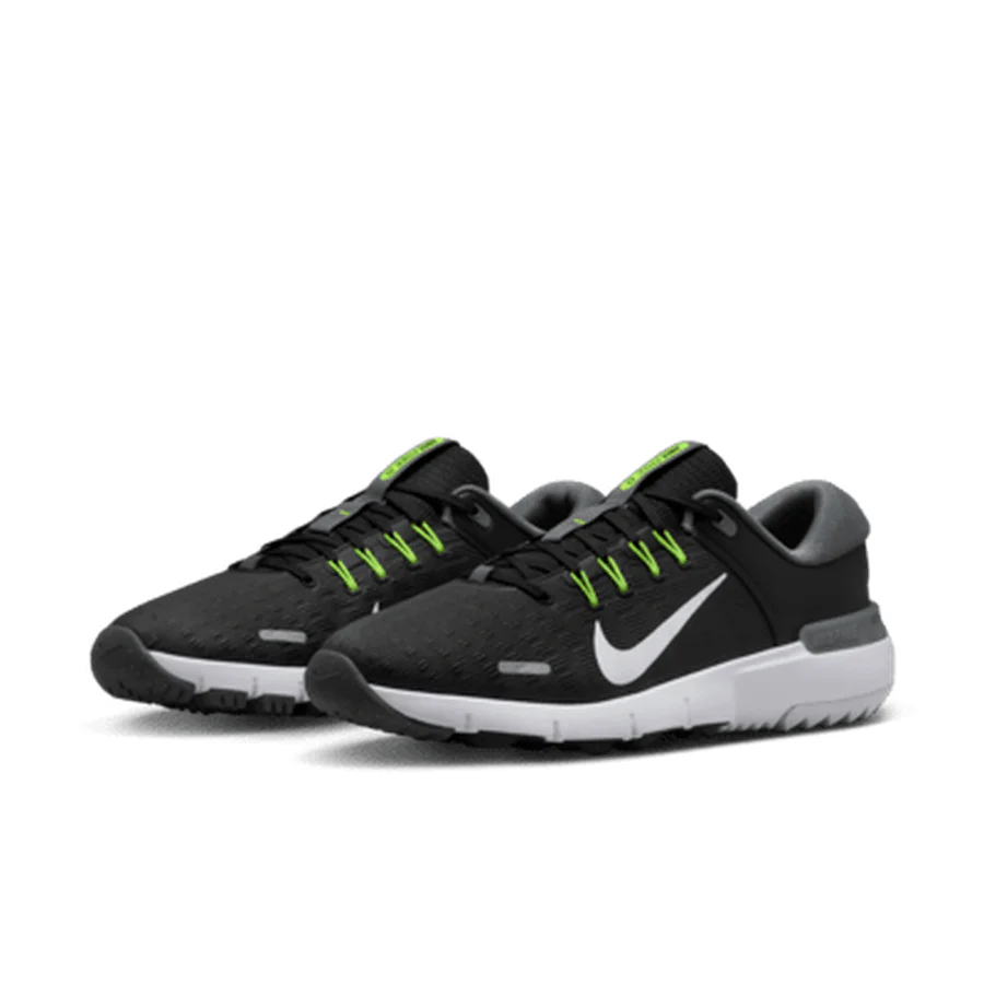 Nike Free Golf NN Spikeless Golf Shoes - Black/White