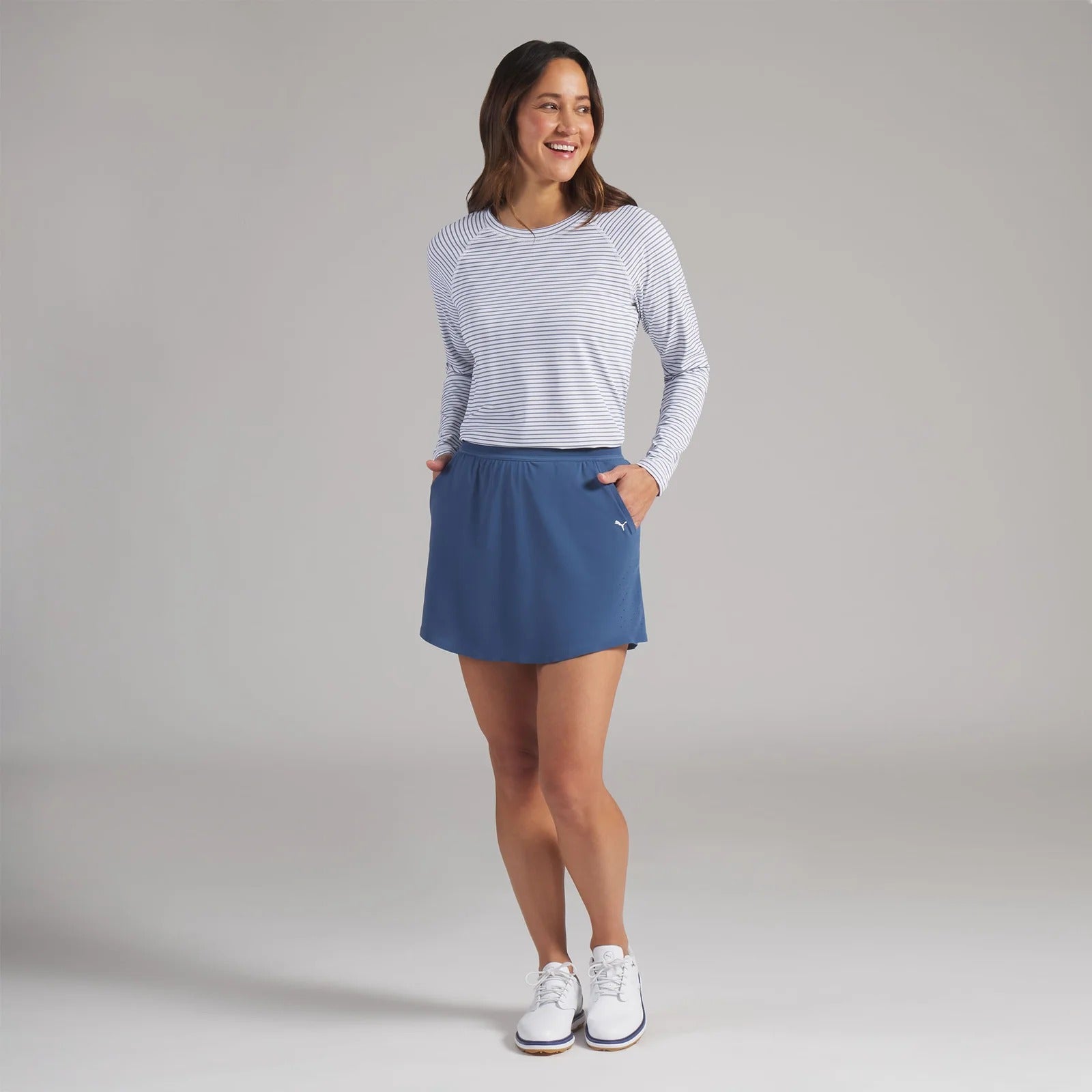 Puma Ladies Lettie 15.5" Golf Skirt - Indigo