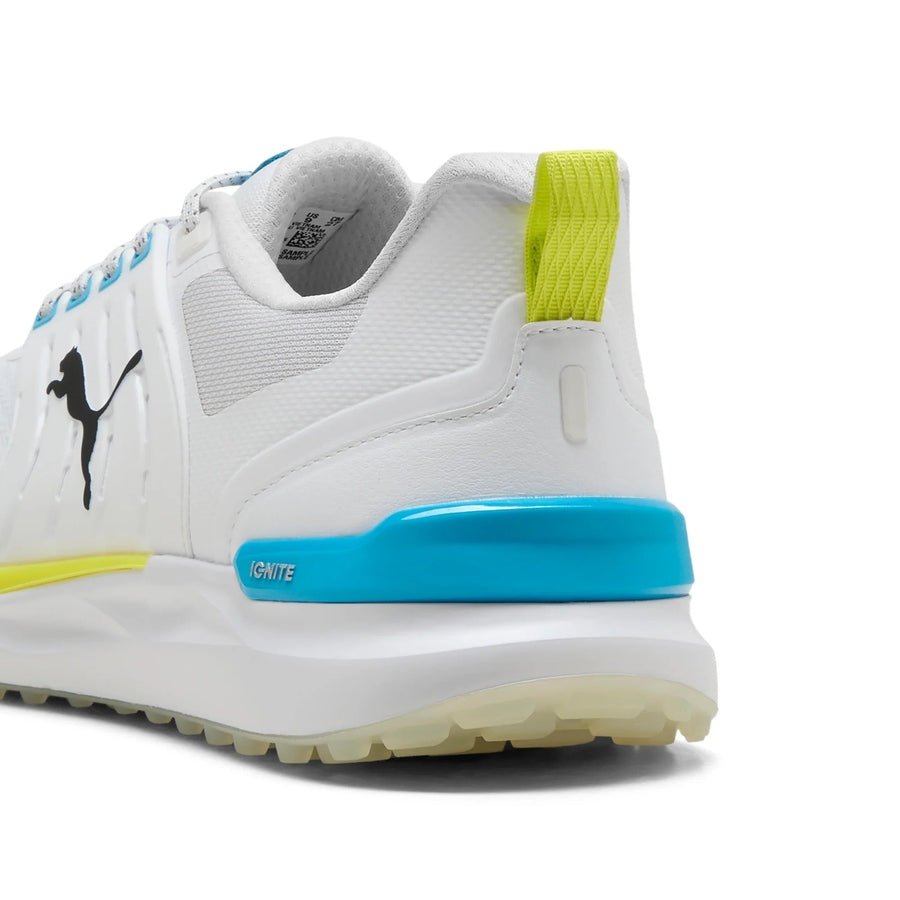 Puma Ignite Elevate 2 Spikeless Golf Shoes - White/Blue