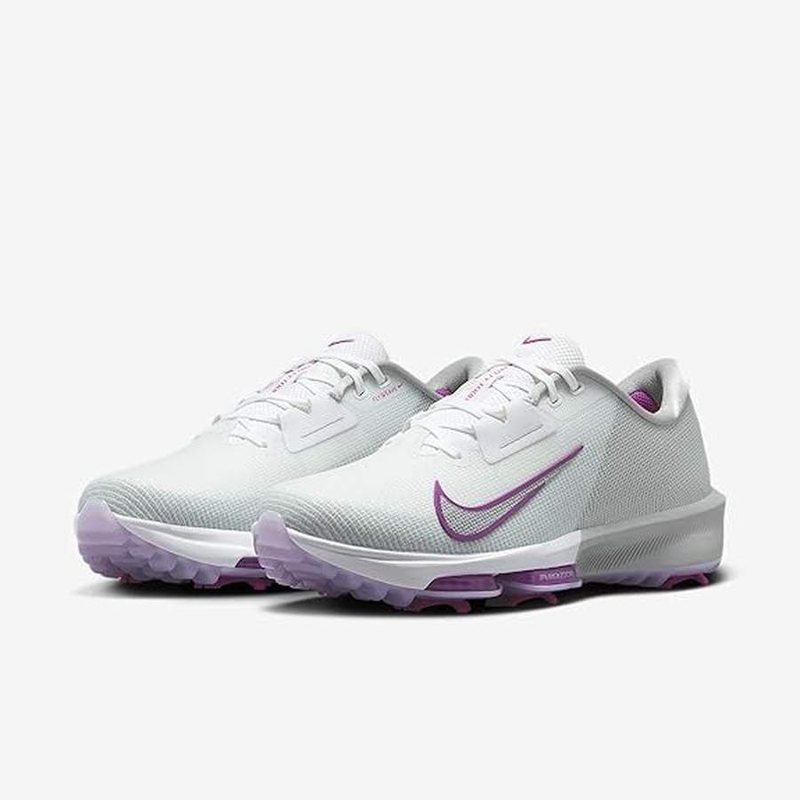 Nike Infinity Tour 2 Golf Shoes - White/Purple