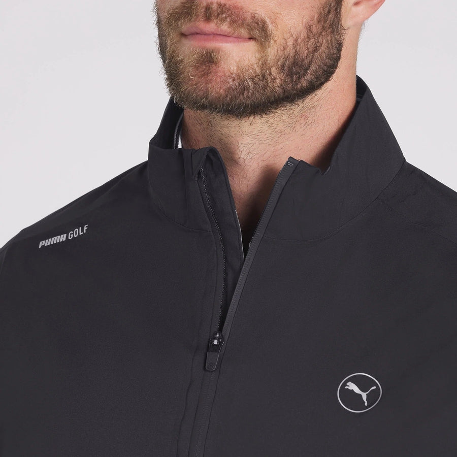 Puma DRYLBL Veste de golf imperméable - Noir