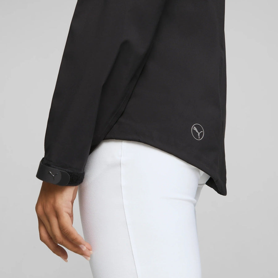 Puma Ladies DRYLBL Rain Golf Jacket - Black