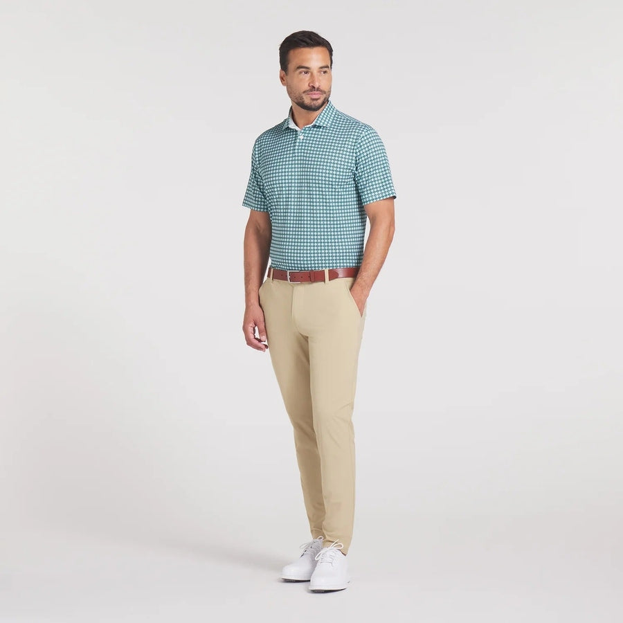 Puma Pique Tie Golf Polo - Green