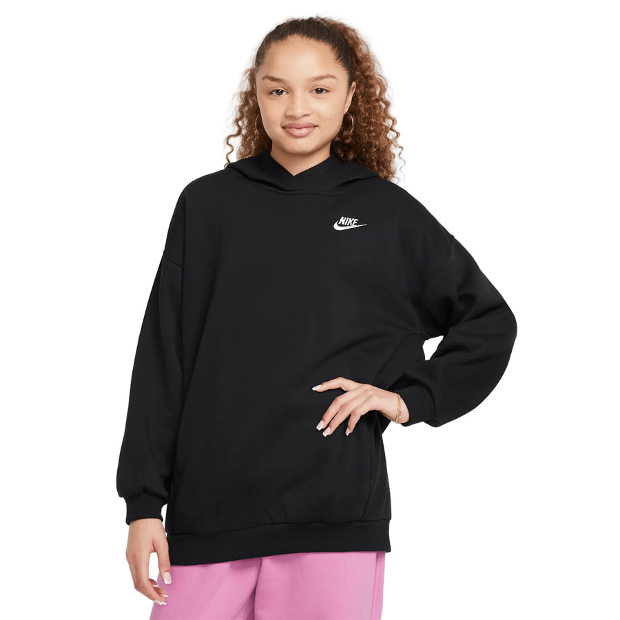Sweat à capuche oversize Nike Sportswear Club Fleece pour fille