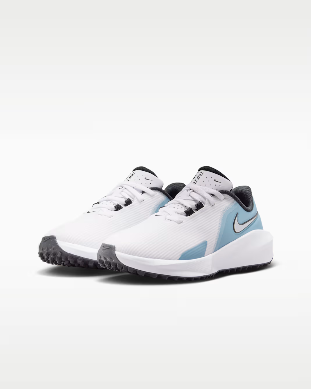 Nike Infinity G Jr. '24 Big Kids' Spikeless Golf Shoes - White/Blue