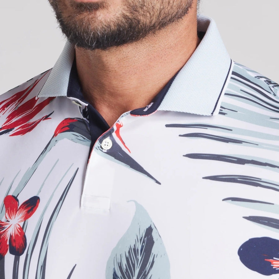 Puma Golf MATTR Luau Polo - White
