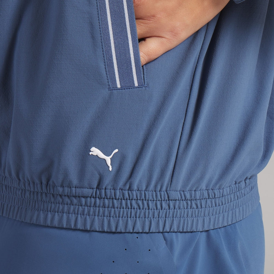Puma Ladies Full-Zip Wind Golf Jacket - Indigo
