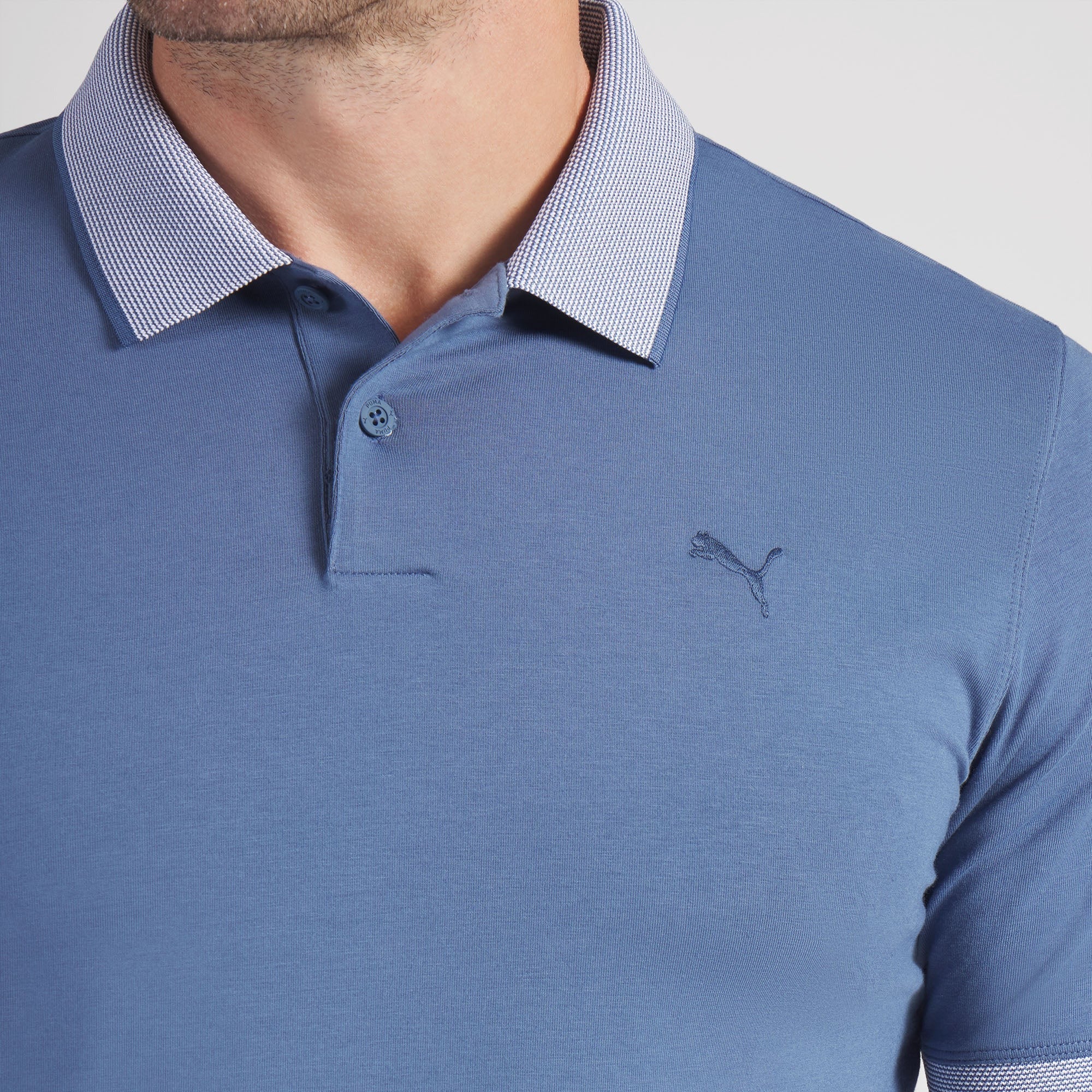 Puma Modalon Crafted LC Golf Polo - Indigo