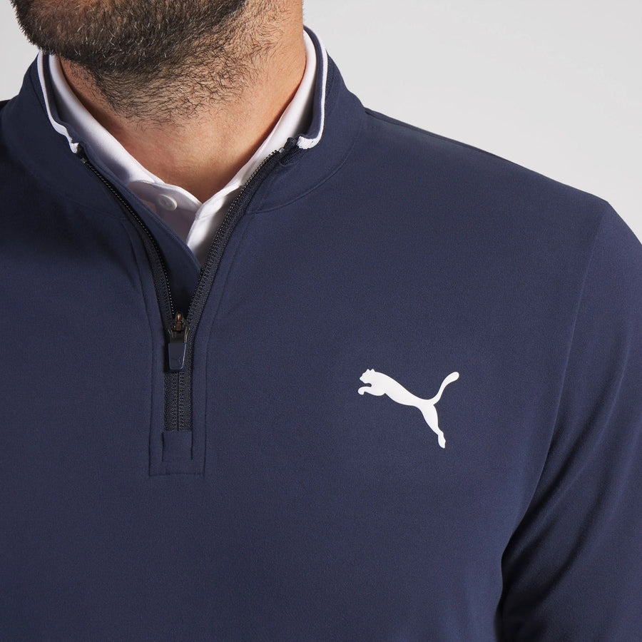 Puma CLOUDSPUN Tech 1/4 Zip Tour - Deep Navy