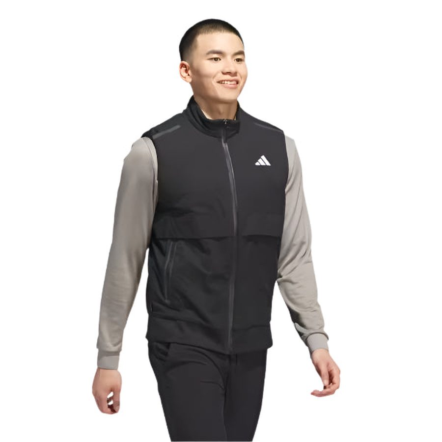 Adidas Ultimate365 Tour Frostguard Full-Zip Vest - Black