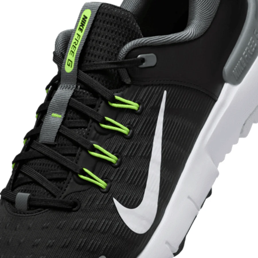 Nike Free Golf NN Spikeless Golf Shoes - Black/White