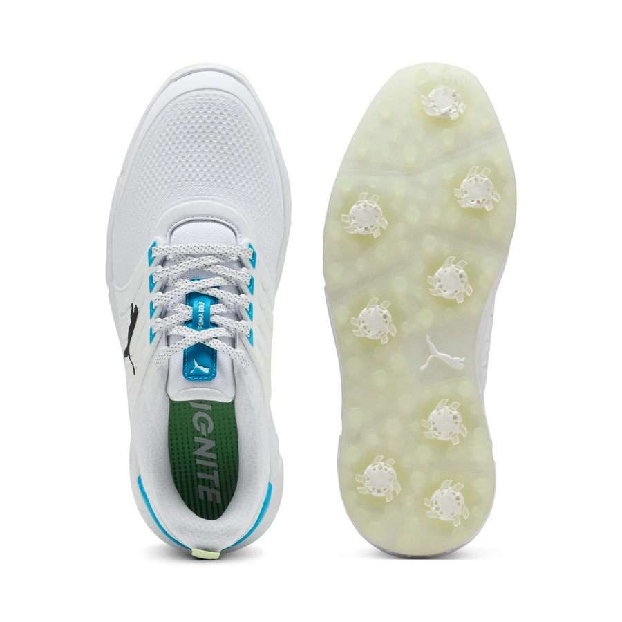 Puma Ignite Elevate 2 Tour chaussures de golf - Blanc/Bleu
