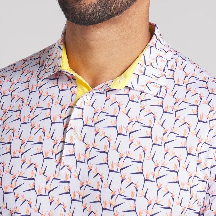 Puma MATTR Paradise Golf Polo - White