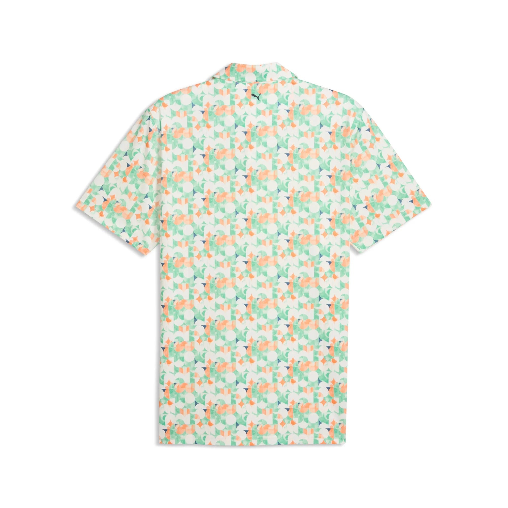 Puma MATTR Deco BN Golf Polo - White/Orange