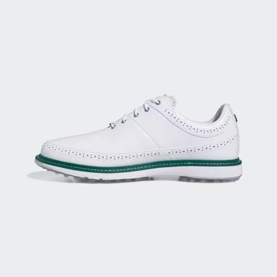 Adidas Unisex MC80 Spikeless Golf Shoes - White/Green