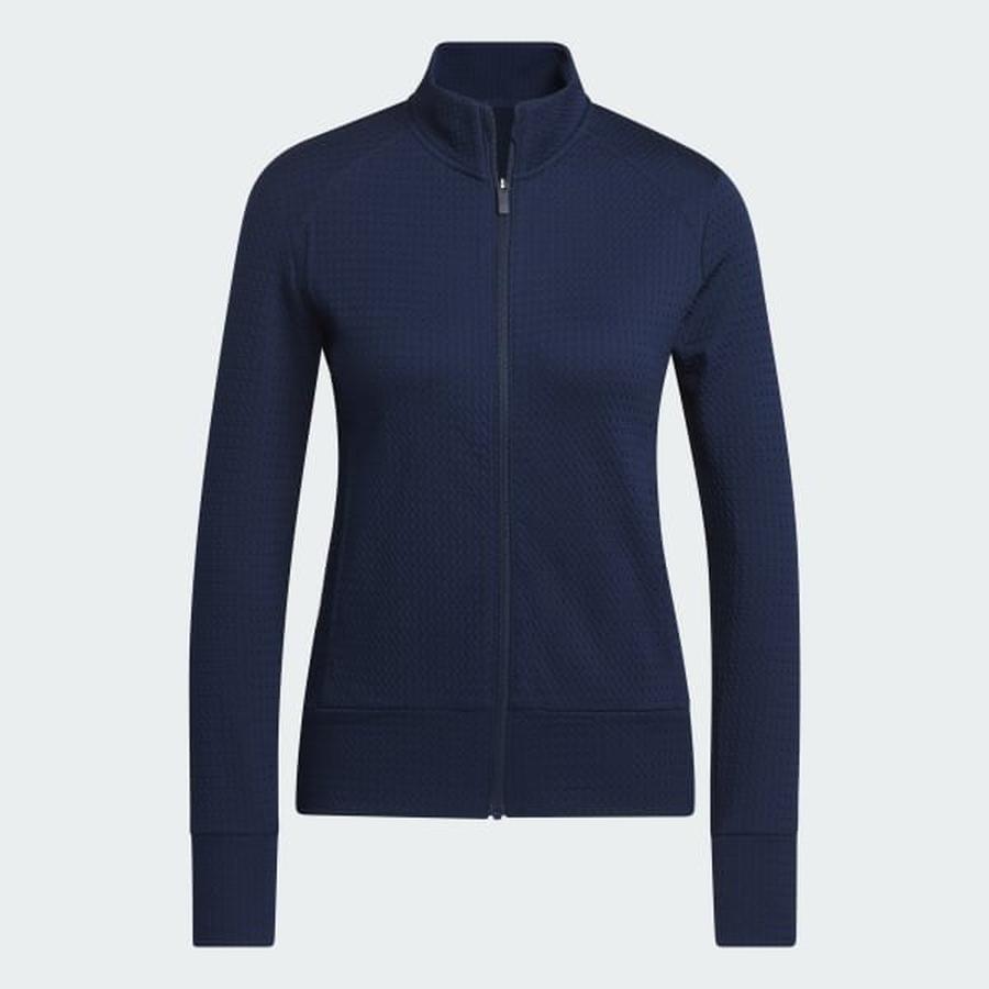 Adidas Ladies Ultimate365 Textured Jacket - Navy